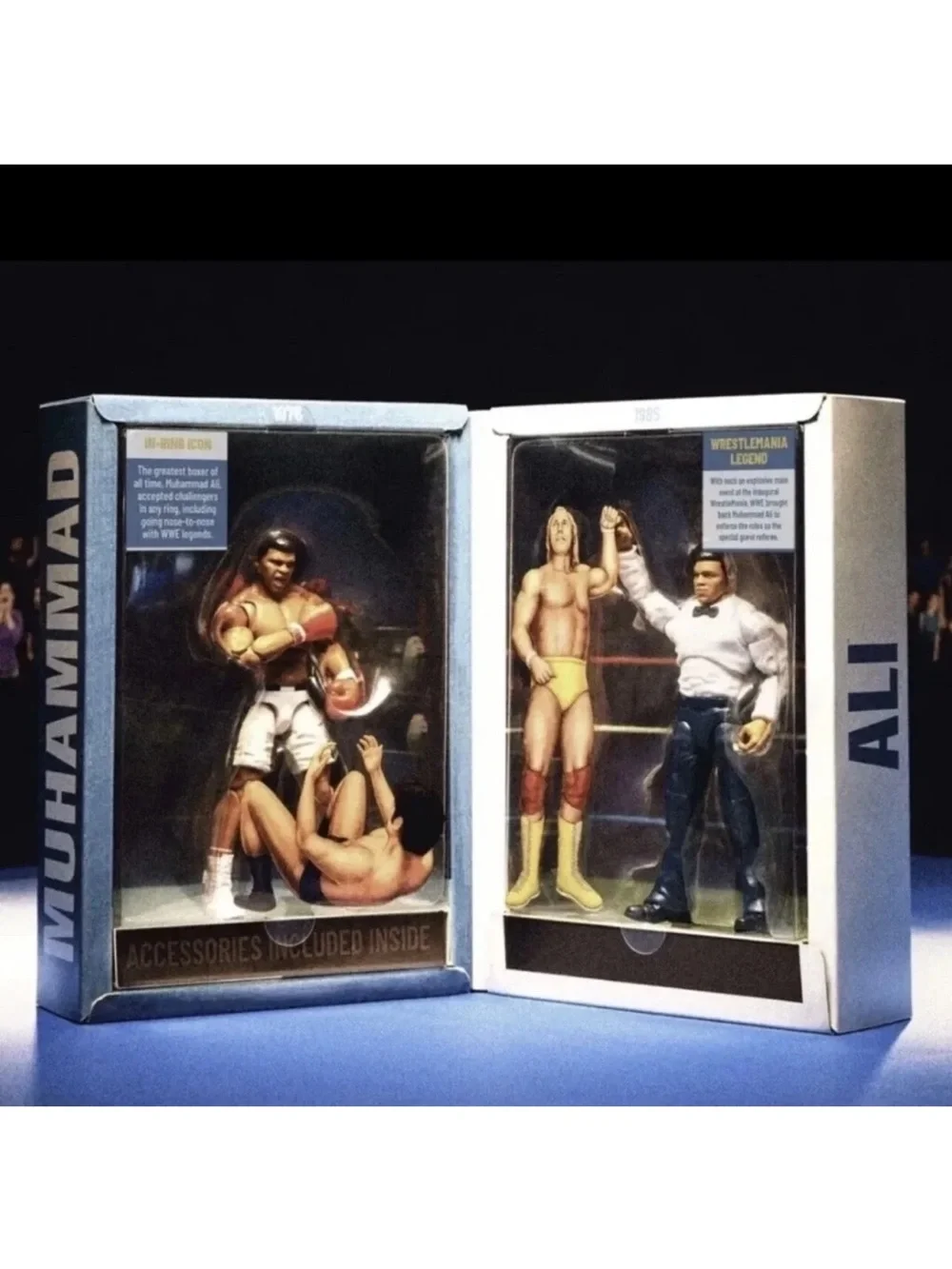 WWE WWF Ultimate Edition Muhammad Ali Action Figure Set Sealed
